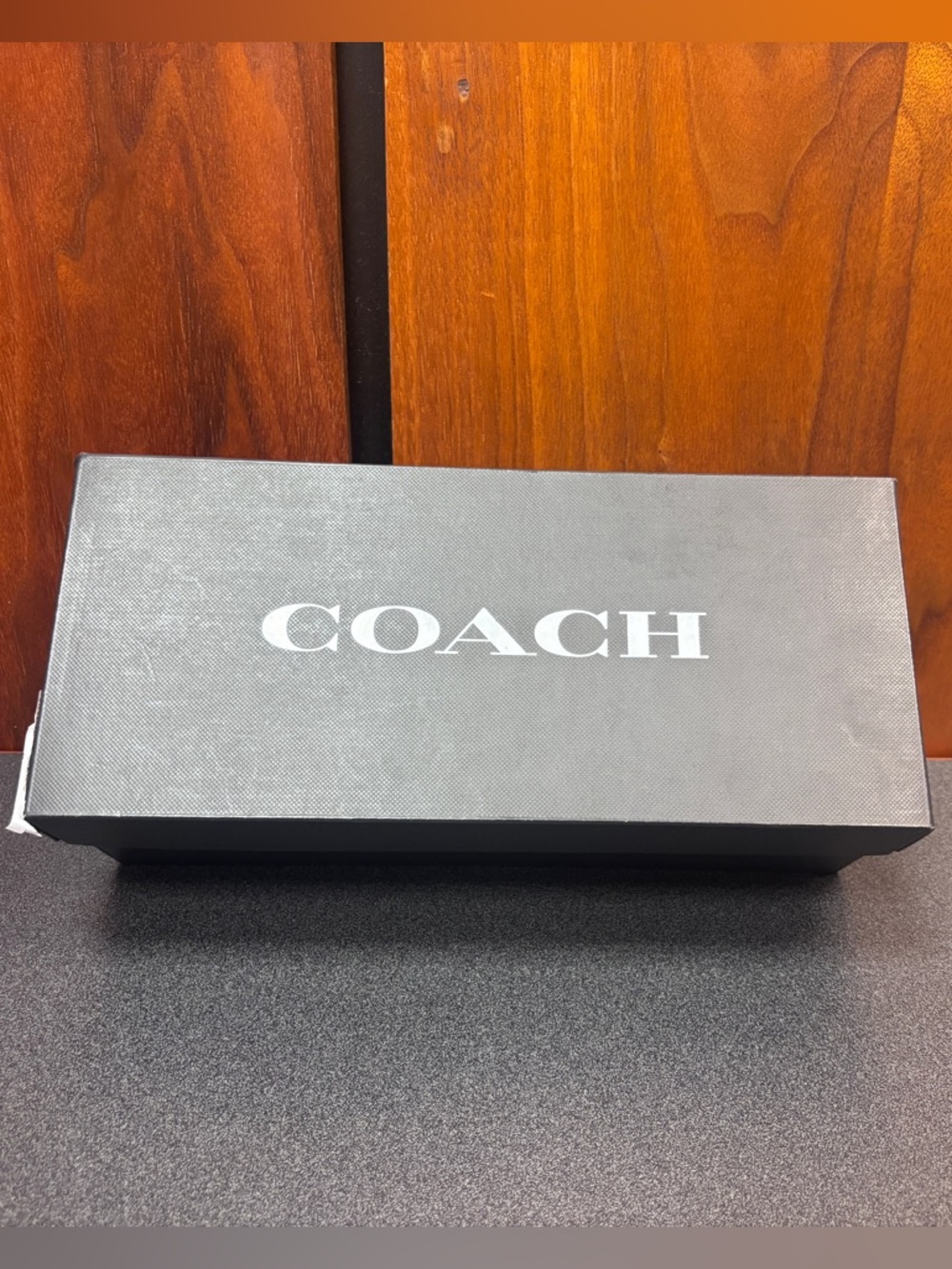 New In Box COACH Sz 8.5B Houston Leather Ballet Flats in Merlot. Stunning. - Picture 6 of 8